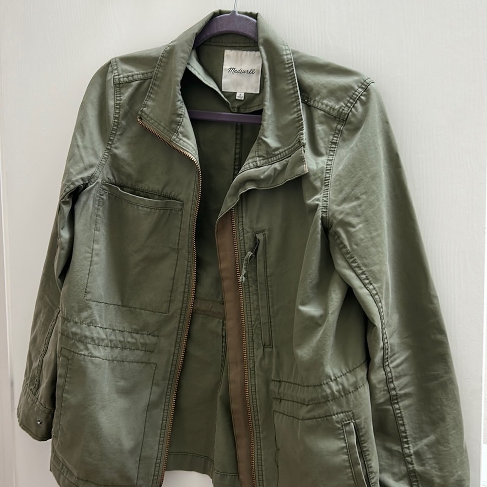 Madewell military jacket size medium